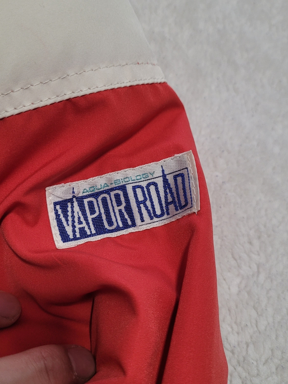 Vintage ASICS Blue & Red Hooded Ski Jacket Made In Japan - Picture 6 of 10